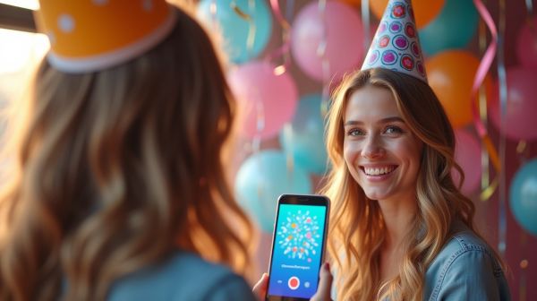 Un anniversaire mémorable grâce à notre service de borne selfie 95